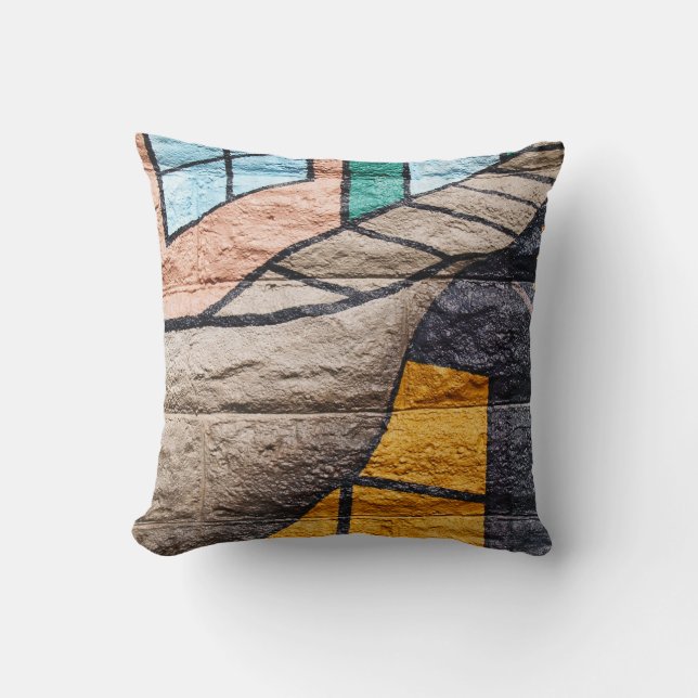 Cambiar la almohada del graffiti abstracto de colo (Anverso)