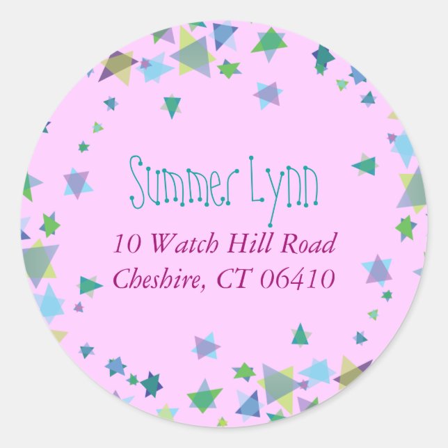 CAMBIAR LA CARTA HEBREW Retorno de dirección Sello (Anverso)