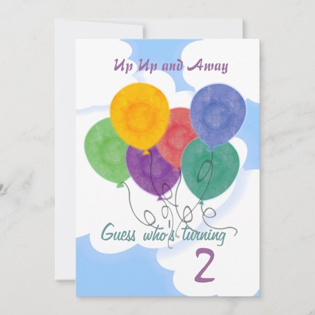 Cambiar la invitación a la fiesta de cumpleaños po (Anverso)