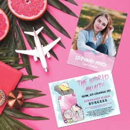 Cambiar la Invitación de graduación de fotografías