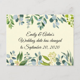 Cambiar la postal de fecha de boda