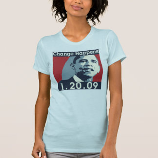 Cambie la camiseta de la mujer de Obama