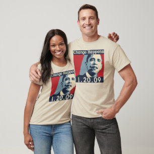 Cambie la camiseta de Obama
