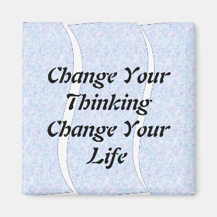 Cambie su cambio de pensamiento su imán de la vid