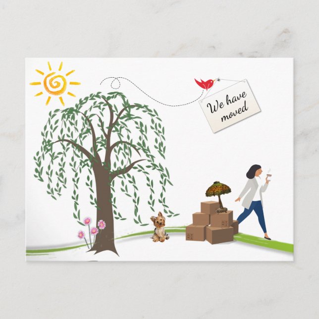 Cambio cómico de postales de dirección II (Anverso)