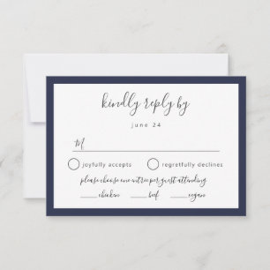 CAMBIO DE COLOR con tarjeta rsvp de boda de opcion