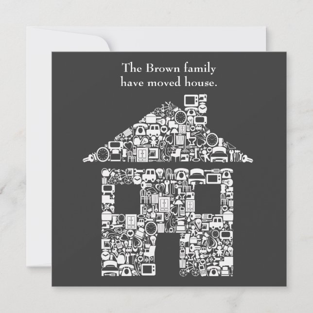 Cambio de Dirección Nueva de Casa Hogar Anuncio (Anverso)