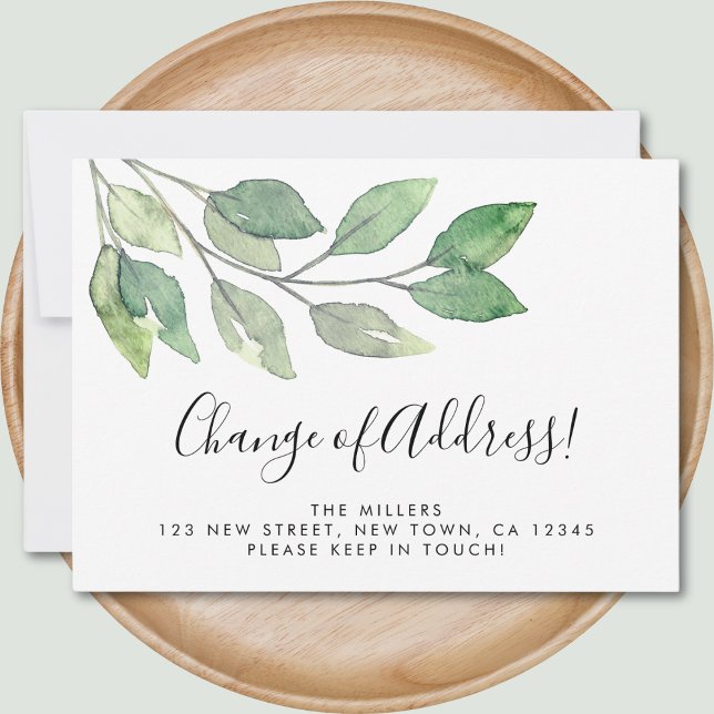 Cambio de dirección Nueva Invitación de follaje re (Subido por el creador)