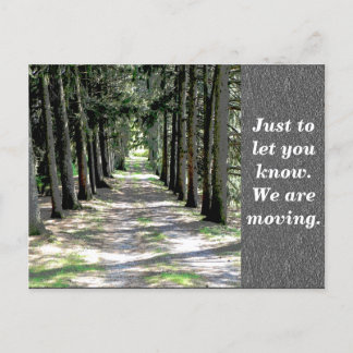 Cambio de dirección - postal