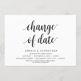 Cambio de fecha, Tarjeta de cambio de la fecha de 