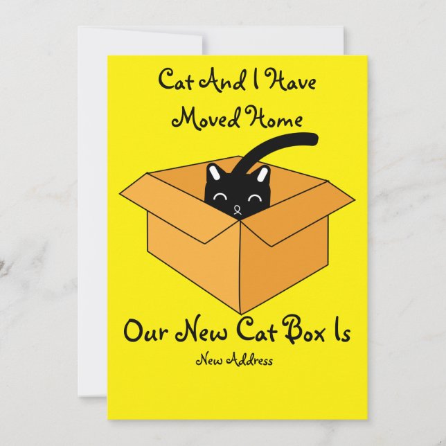 Cambio De Gato De Tarjeta De Dirección Trasladándo (Anverso)