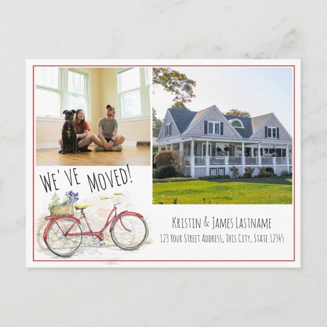 Cambio de la bicicleta de dirección con Invitación (Anverso)