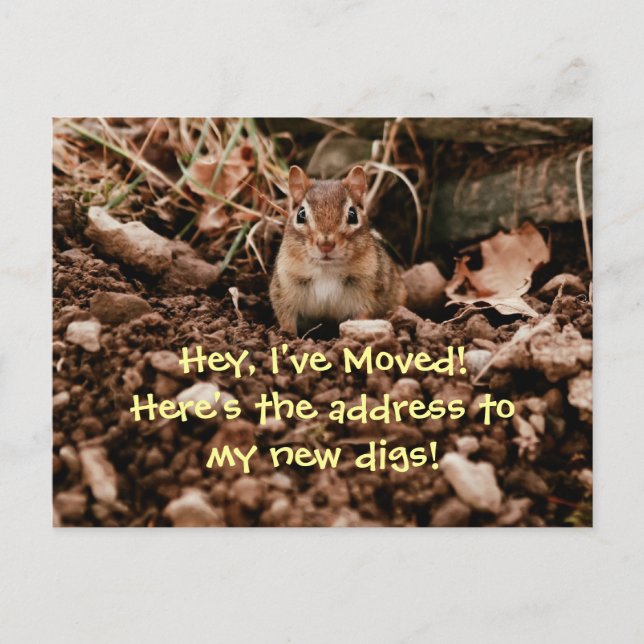 Cambio de la postal de Chipmunk (Anverso)