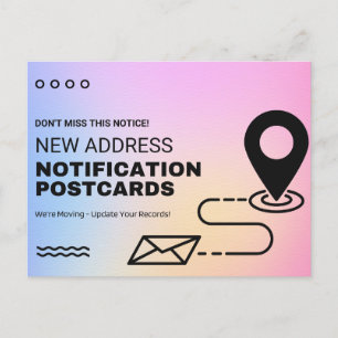 Cambio de la postal de la dirección