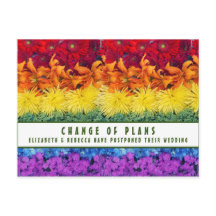 Cambio de la postal de las flores del Orgullo Gay