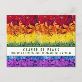 Cambio de la postal de las flores del Orgullo Gay