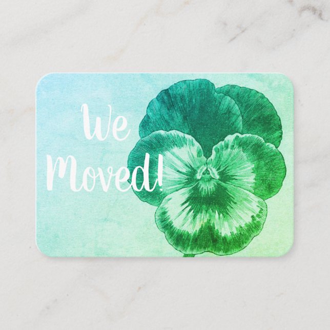 Cambio de la tarjeta de dirección (Anverso)