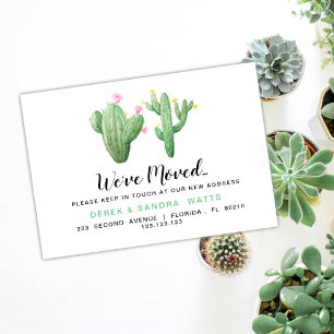 Cambio de la tarjeta de dirección, Cactus Moved Ho