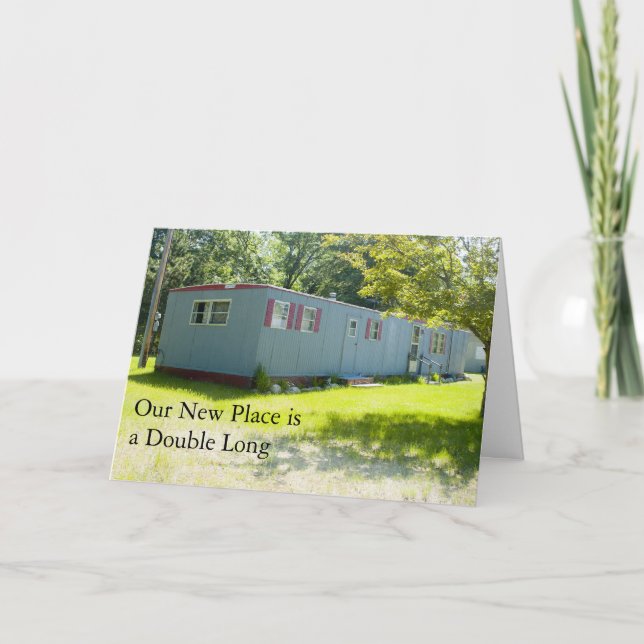 Cambio de la tarjeta de dirección: doble largo (Anverso)