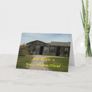 Cambio de la tarjeta de dirección: New Homestead