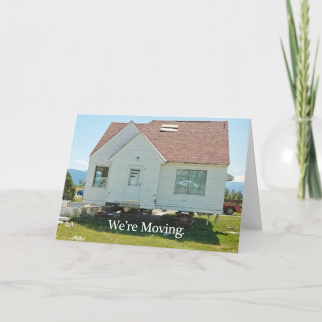 Cambio de la tarjeta de dirección: Nos estamos mud (Anverso)