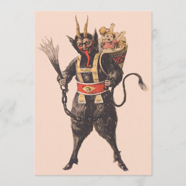 Cambio de niños de Krampus Kidnapping (Anverso)