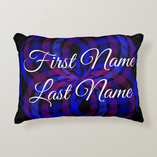 Cambio de nombre Almohada de acento geométrico del (Anverso)