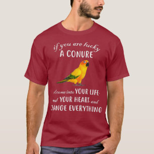 Cambio de pájaro del loro de la camisa de Sun Conu