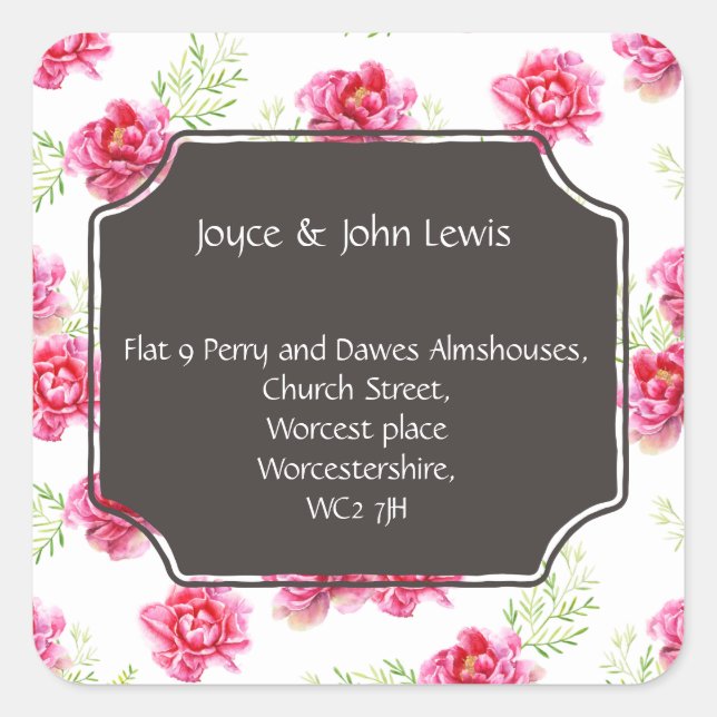 Cambio de Pegatinas de direcciones (Anverso)