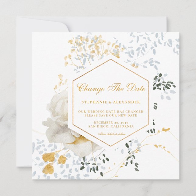 Cambio de plan de aplazamiento de boda (Anverso)