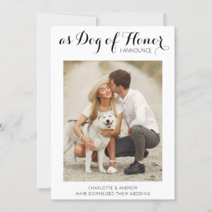 Cambio De Planes Anuncio De Boda De Perros