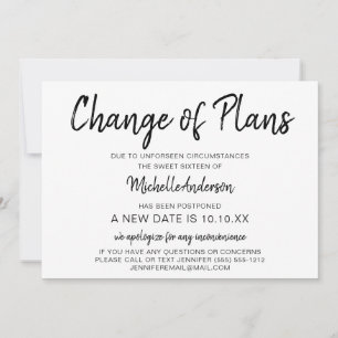 Cambio de planes Dulce Dieciséis