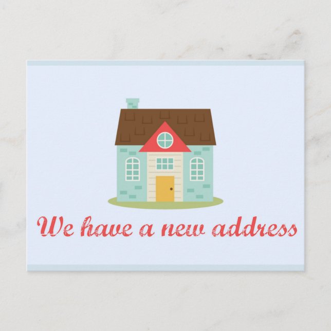 Cambio de postal de dirección (Anverso)