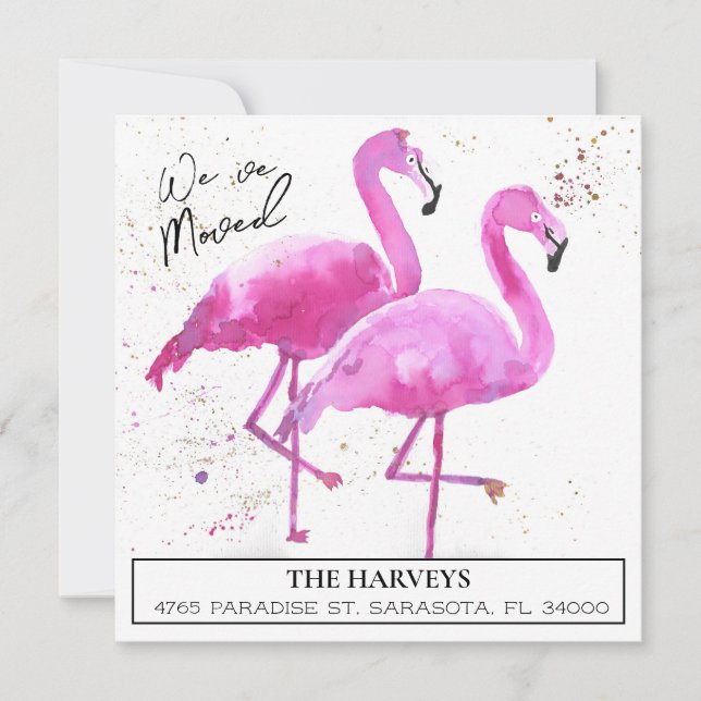 Cambio de postal de la invitación de dirección (Anverso)