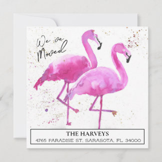 Cambio de postal de la invitación de dirección