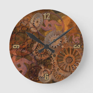 Cambio del engranaje - Gases de Steampunk y reloj
