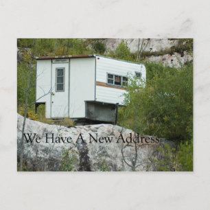 Cambio divertido de tarjeta de la dirección -