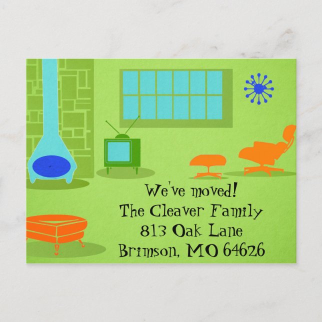 Cambio moderno de la postal de la dirección a medi (Anverso)