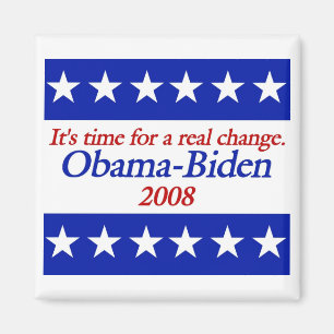 Cambio real en los imanes de Obama Biden