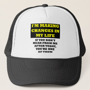 Cambios En Mi Vida Gorra Divertida Sombrero De Cam