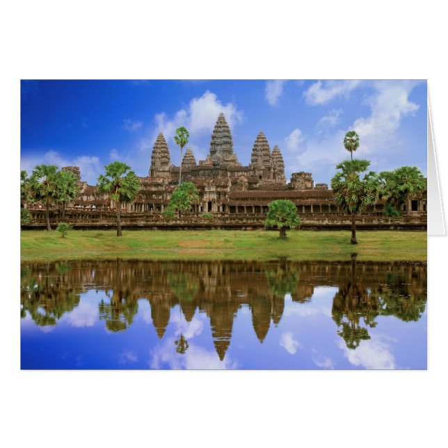 Camboya, Kampuchea, templo Angkor Wat. (Anverso (Horizontal))