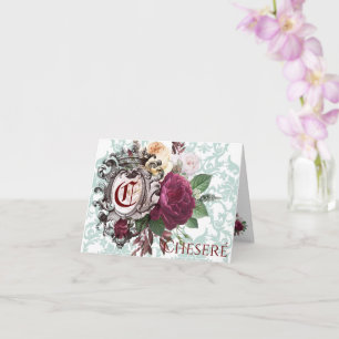 Cambridge, Notecards personalizados, tarjeta plega