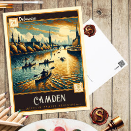 Camden, Delaware | Tarjeta Postal Antigua