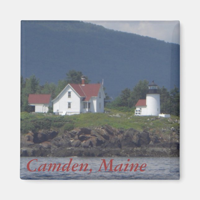 Camden, imán del faro Maine (Frente)
