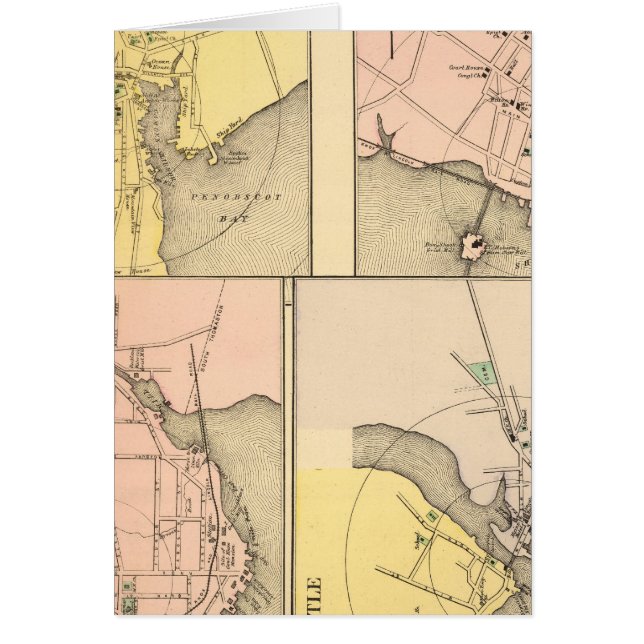 Camden, Wiscasset, Damariscotta, (Frente)