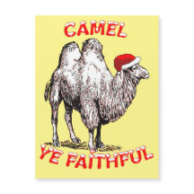 Camel Ye Faithful Fun Pun Holiday Design