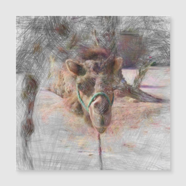 Camello animal artístico 2. (Anverso)
