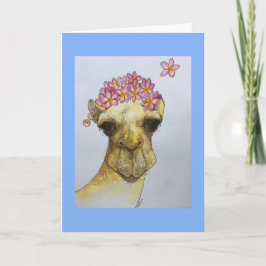 Camello Con Tarjeta De Saludos De Pearl Earring