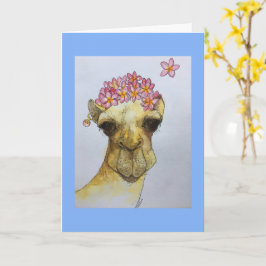 Camello Con Tarjeta De Saludos De Pearl Earring