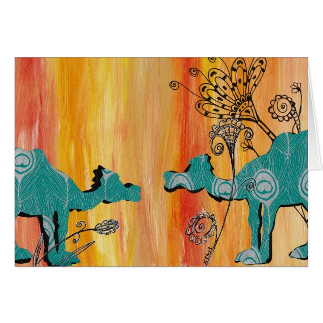 Camellos del pavo real (Anverso (Horizontal))